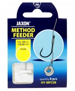 Haczyki Jaxon method feeder z przyponem Zyłka Iseama hook  4