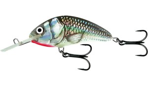 WOBLER Salmo HORNET Floating 9cm Holographic Grey Shiner