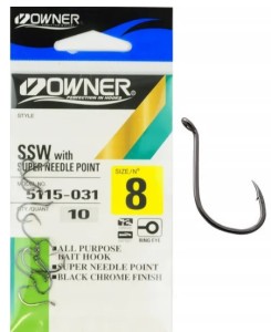 Haczyki Owner 5115 Carp OH SSW r.8 10szt