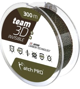 ŻYŁKA 3D INVISIBLE 0,20mm 300m MATCH PRO