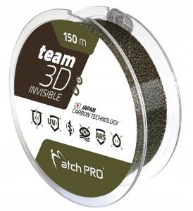 Żyłka 3d Invisible 0,25mm 150m Match Pro