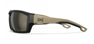 Okulary Taktyczne Wiley X ALPINE Captivate Polarized Tungsten Mirror / Matte Black / Tan Frame