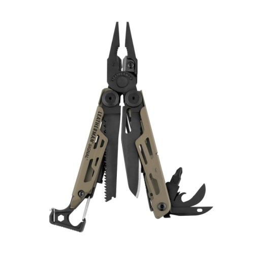Multitool Leatherman Signal Coyote -sklep rybka