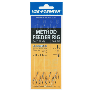 PRZYPON VDE METHOD FEEDER RIG ROBINSON Z GUMKĄ MF 502BM ROZM 4 ŚR 0,245MM 