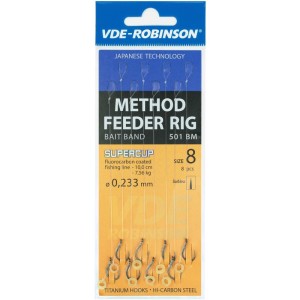 Przypony Robinson Method Feeder  - 4 / 0,245mm/ 10cm
