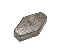 Ciężarek przelotowy płaski Robinson  50g