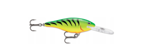 RAPALA wobler SHAD RAP 8cm  SR08 FT/ FIRETIGER