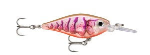 Wobler Rapala X-Light Shad 4cm - PUPU / Purple Prawn UV