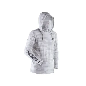 Koszulka Norfin Shirt Sun Pro Guard Hoodie Gray M