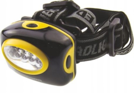 LATARKA CZOŁOWA MISTRAL 5 LED ZASILANIE 3 X AAA AM6002030-sklep rybka
