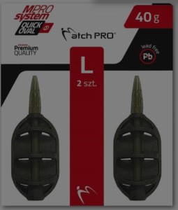Koszyk MATCH PRO System Method QUICK OVAL L /40g 2szt.