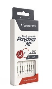 MatchPro MF Ready Rigs bagnet r.10 plecionka 0.12mm 8szt. zadziorowe gotowe przypony 