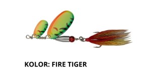 Błystka obrotowa Pezon & Michel BUCK PIKE TANDEM 27g Fire Tiger