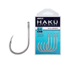 Haczyki sumowe BKK Haku Livebait | #4/0 | 6 szt.  