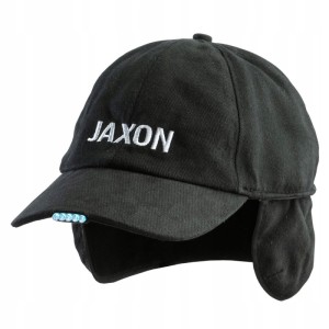  Czapka z latarką w daszku 5 diod LED JAXON na uszy 
