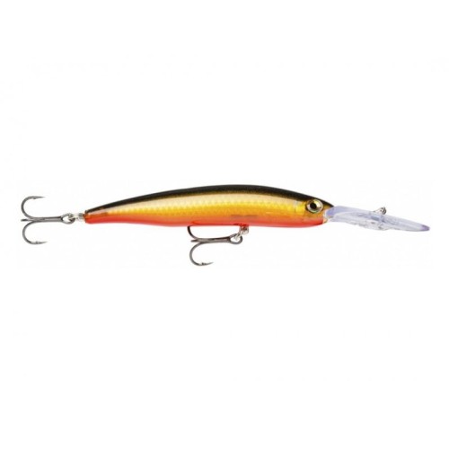 Woblery MaxRap Fat Minnow 9cm Flake Gold Steel MXRFM09FGS