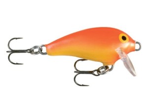 WOBLER Rapala Mini Fat Rap 3cm Gold Fl Red MFR03GFR