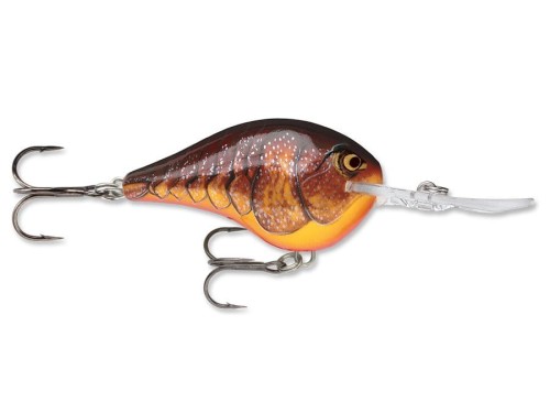 WOBLER Rapala DT-14 7 cm Dark Brown Crawdad DT14DCW