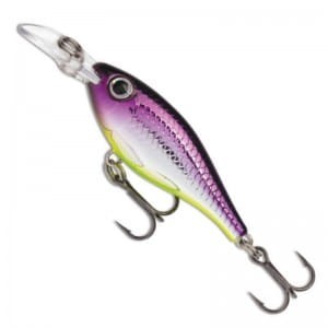 WOBLER Rapala ULTRA LIGHT SHAD 4CM Silver Purple ULS04SP