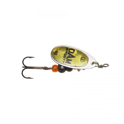 Obrotówka DAM Effzett Fluo Spinner 12g #5 Gold Prisma