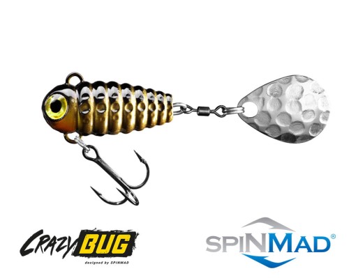 OBROTÓWKA SPINMAD Wirujący Ogonek CRAZYBUG 6g 2508
