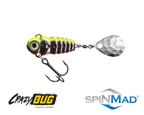OBROTÓWKA SPINMAD Wirujący Ogonek CRAZYBUG 4g 2402