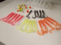 Zestaw przynęt DAM 20 twisterów, 10 główek, pudełko! Super okazja