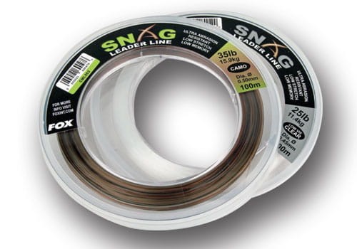MATERIAŁ PRZYPONOWY - FOX SNAG LEADER LINE 25lb/11,4kg 100m CML062