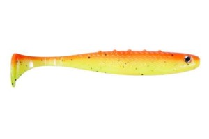 Przynęta gumowa Dragon AGGRESSOR PRO Ripper 4"/10 cm CHARTREUSE/ORANGE FLUO 3szt. D-30-415