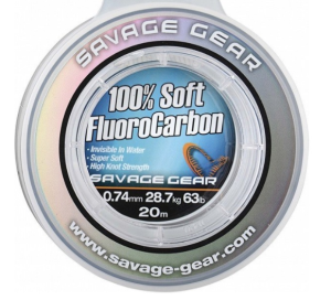 SAVAGE GEAR SOFT FLUOROCARBON 40M - 0.36MM