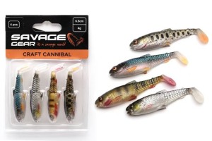 Zestaw gum Savage Gear Craft Cannibal Clear Water 8,5cm 7g 4 szt.