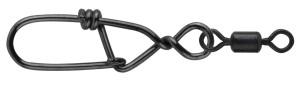 Spro Matte Black Snagl + Rolling Swivel 1+8