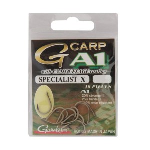 Haczyki Gamakatsu Carp A1 G-Carp Specialist X Camou roz 8