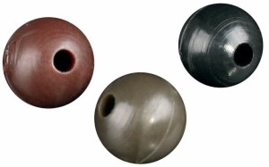 Koralik Mikado Silikonowy 6mm Czarny op 25szt