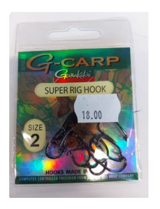Haczyki Gamakatsu G-Carp Super Rig Hooks Black 2