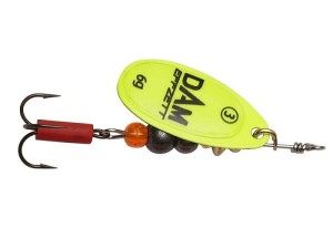 Obrotówka DAM Fluo Spinner #1 3g Sinking Yellow