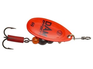 Obrotówka DAM Fluo Spinner #5 12g Sinking Red