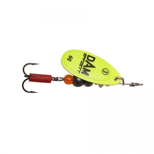Obrotówka DAM Effzett Fluo Spinner 6g #3 Yellow