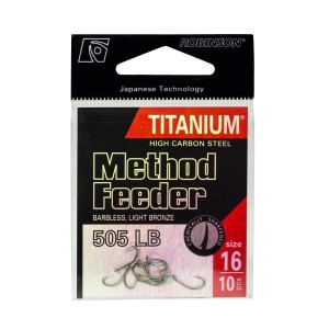 Haczyki Robinson Titanium Method Feeder 505LB 10szt roz 14
