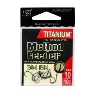 Haczyki Robinson Titanium Method Feeder 504BN 10szt roz 14