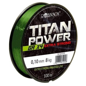 Plecionka Robinson Titan Power GA X4 0.12mm 150m Zielona