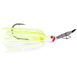StrikeKing THUNDER CRICKET VIBRATING SWIM JIG Falcon Chartreuse White - 14.2g