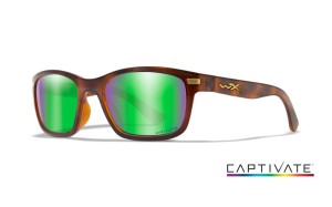Wiley X Helix Capt Green Mirror Gloss Demi Frame