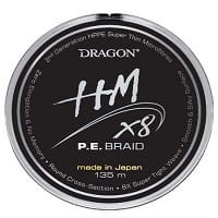Plecionka DRAGON HM X8 P.E.BRAID 0.18mm 20,20kg 135m biały