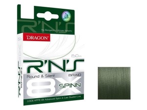 Plecionka DRAGON R'N'S 8X SPINN 0.25mm 150m GREEN