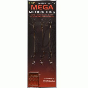 HACZYKI Z PRZYPONAMI E-S-P MEGA METHOD RIGS - ROZ. 8