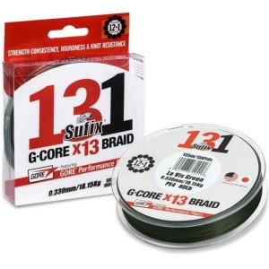 Plecionka Sufix 131 G-Core Braid Lo-Vis-Green 0,104mm 150m