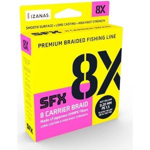 Plecionka Sufix Izanas SFX 8x L.Lvis Green 135m 0.148mm