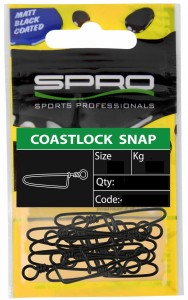 Spro Matte Blak Coastlock Snap #5