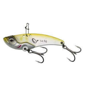 Cykada Savage Gear VIB Blade 5.5cm 14.5g Sinking Green Silver Ayu